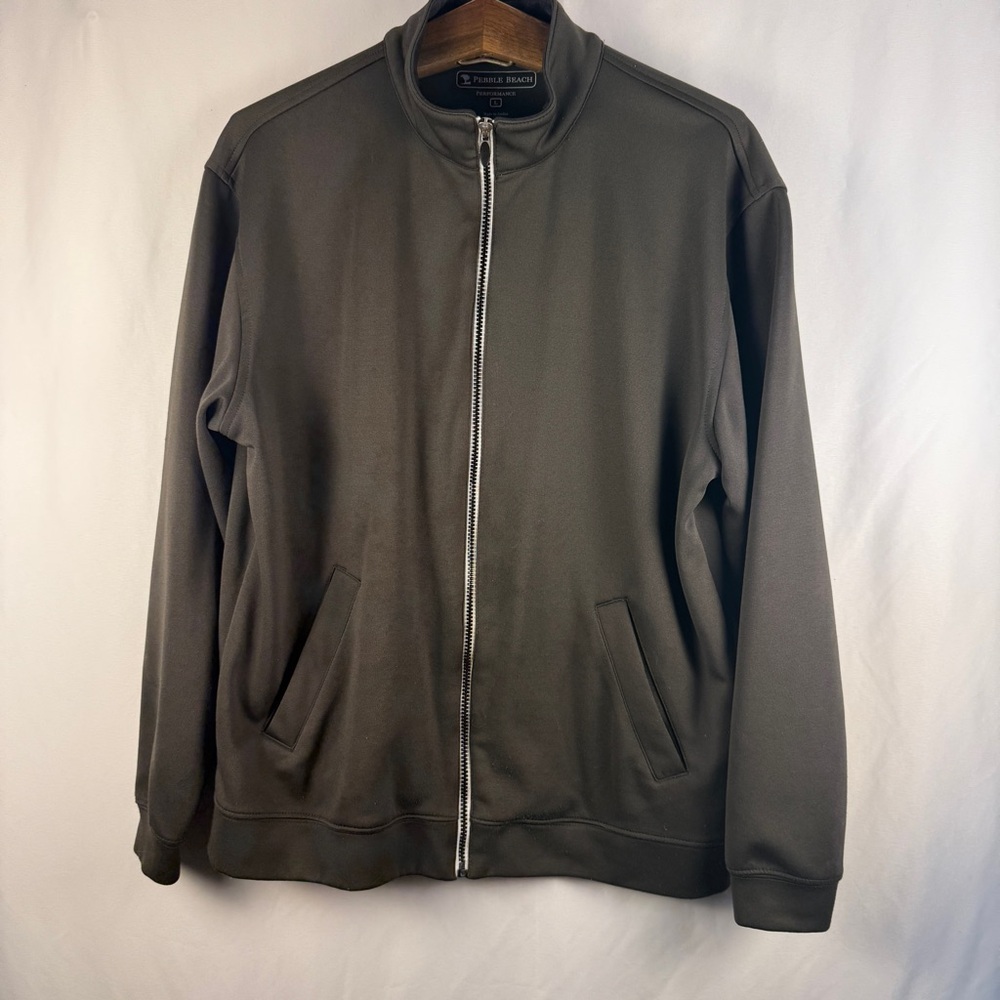 Pebble Beach Performance Men's Full Zip Jacket, golf, pickleball, tennis, sport